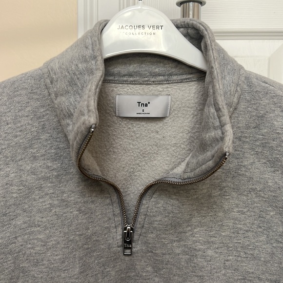 Aritzia TNA Grey Half Zip - Picture 3 of 10